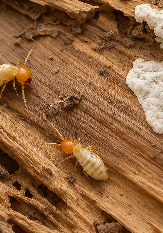 Diagnostic termites et mérules